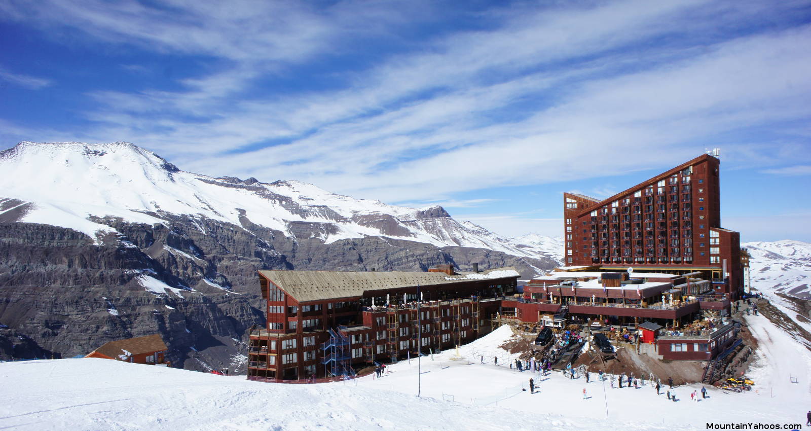 Base Valle Nevado resort de ski Chile